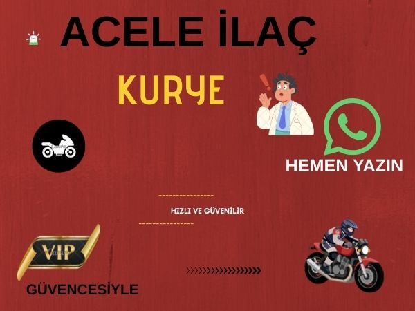 İstanbul trafiğinde acil ilaç taşıyan kurye motoru ve eczane poşetini teslim alan müşteri eli.