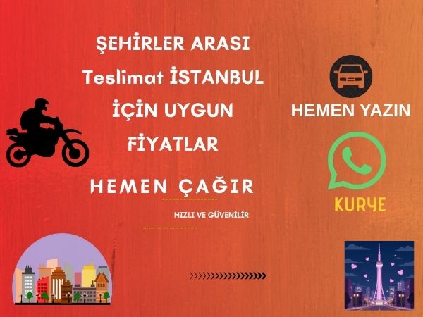 Şehirler arası teslimat İstanbul