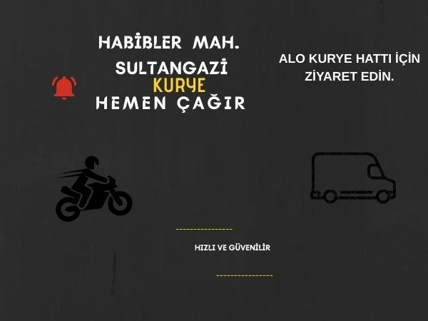 Eski Habibler'de Moto kurye